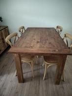 Teakhouten tafel, Huis en Inrichting, Ophalen, Gebruikt, Teakhout, 50 tot 100 cm