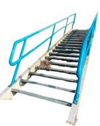 Stalen trap 3.60m / 360cm hoog 1.15m breed. Zware uitvoering, Doe-het-zelf en Verbouw, Ophalen, Gebruikt, Trap, 2 tot 4 meter