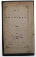 Iets over Volksvermaken 1866 Nagtgals Hardzeilen IJsvermaken, Antiek en Kunst, Antiek | Boeken en Bijbels, Ophalen of Verzenden