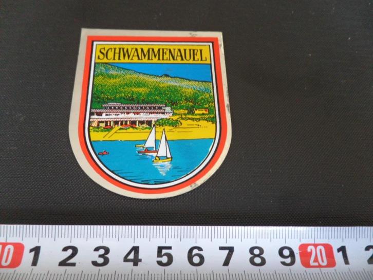sticker folie duitsland heimbach schwammenauel stuwmeer, Verzamelen, Stickers, Zo goed als nieuw, Bedrijf of Vereniging, Ophalen