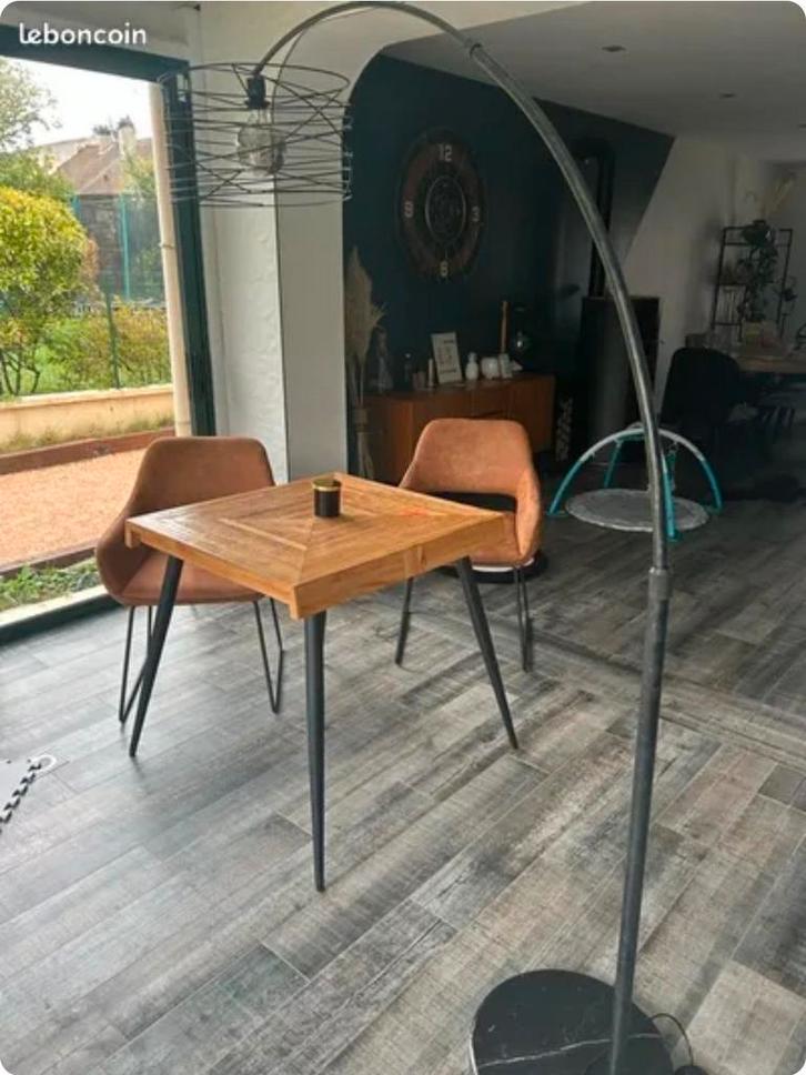 Mooie Booglamp Nieuwstaat + Design LED Lamp, Huis en Inrichting, Lampen | Vloerlampen, Zo goed als nieuw, Ophalen