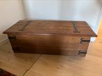Massief houten vintage kist, Ophalen, Gebruikt, Minder dan 50 cm