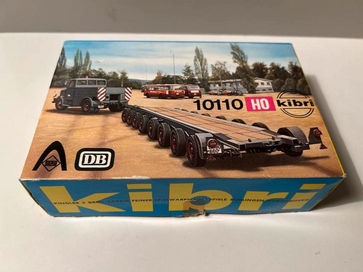 Kibri HO 10110  Kaelble Trekker met trailer, Hobby en Vrije tijd, Modelauto's | 1:87, Zo goed als nieuw, Bus of Vrachtwagen, Overige merken