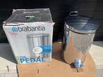Pedaalemmer 20 liter met GF-bakje brilliant steel nieuw, Met pedaal, Nieuw, Ophalen of Verzenden, 20 tot 30 liter