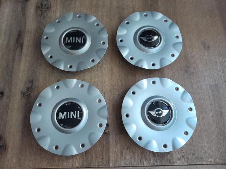 Naafkapjes / Velgdeksels - Origineel Mini - 4 Stuks - 1 Koop, Auto diversen, Wieldoppen, Gebruikt, Verzenden