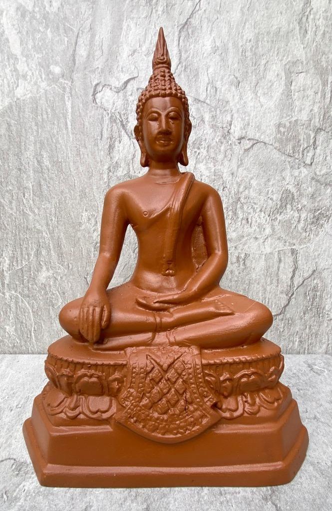 Brons boeddha beeld Mooie kleur Cadeau Kado, Huis en Inrichting, Woonaccessoires | Boeddhabeelden, Zo goed als nieuw, Ophalen of Verzenden