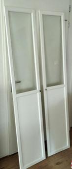 billy kastdeuren  te koop 2x wit/glas, Ophalen, Billy van Ikea, 50 tot 100 cm, Zo goed als nieuw