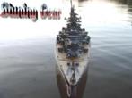 Gedetailleerd RC Slagschip BISMARCK Warship WOII Vaarklaar!, Hobby en Vrije tijd, Modelbouw | Boten en Schepen, Nieuw, Ophalen of Verzenden
