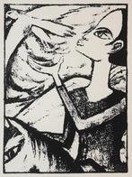 Max Kaus (1891-1977) Lithografie 'St. Julian met duif' 1918., Ophalen of Verzenden