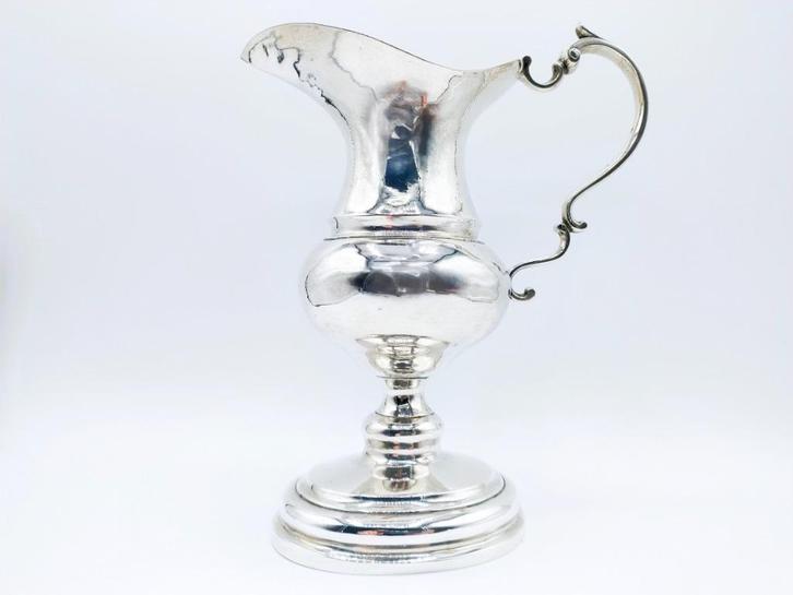 Zilveren schenkkan, C.E. Kropp, Arensburg, Estland, ca. 1785, Antiek en Kunst, Antiek | Goud en Zilver, Zilver, Verzenden