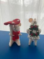 Vilten muizen meander kerst herfst paddestoel decoratie wol, Ophalen of Verzenden, Zo goed als nieuw