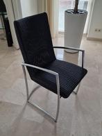 6 Lloyd Loom eetkamerstoelen, Huis en Inrichting, Stoelen, Ophalen, Gebruikt, Zwart, Vijf, Zes of meer stoelen