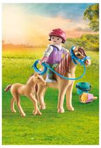 PLAYMOBIL 71498 Kind met Pony en Veulen 10 delig, Ophalen of Verzenden, Nieuw, Complete set