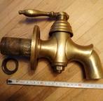 Antieke Koperen/Messing Kraan - 2,2 kg, Doe-het-zelf en Verbouw, Sanitair, Ophalen of Verzenden, Gebruikt, Kraan