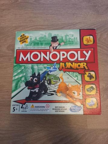Monopoly junior beschikbaar voor biedingen