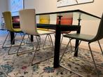 Le Corbusier LC6 glass dining table, Ophalen, Modern design, 200 cm of meer, 50 tot 100 cm