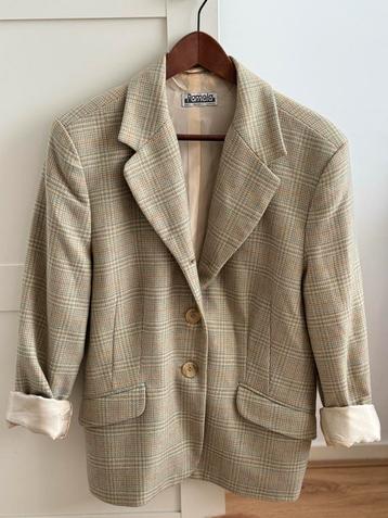 Vintage Cashmere & Wol Blazer maat 44 beschikbaar voor biedingen