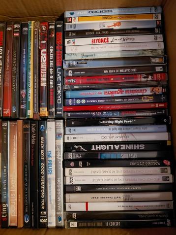 Enorme collectie muziek dvds beschikbaar voor biedingen