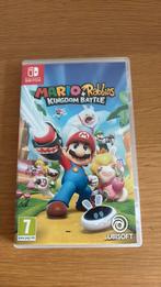 Mario + rabbids kingdom battle nintendo switch, Spelcomputers en Games, Zo goed als nieuw, 3 spelers of meer, Vanaf 7 jaar, Ophalen