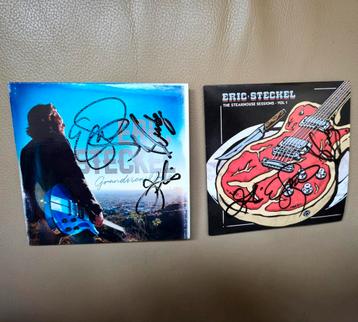 Eric Steckel blues metal 2 cd's gesigneerd! beschikbaar voor biedingen