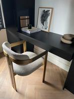Eichholtz Donato stoel Bouclé bekleding chair bureaustoel, Ophalen, Overige kleuren, Zo goed als nieuw, Metaal