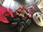 Oxelo kinderskates met alle toebehoren., Kinderen en Baby's, Speelgoed | Buiten | Rolschaatsen, Gebruikt, Ophalen