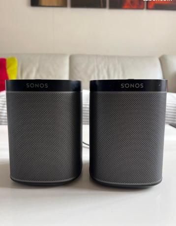 Sonos Play 1 Zwart x2 beschikbaar voor biedingen