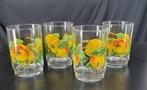 2066 Vintage limonade glaasjes limonadeglazen appel 4x swiet, Verzamelen, Glas en Borrelglaasjes, Ophalen of Verzenden, Zo goed als nieuw