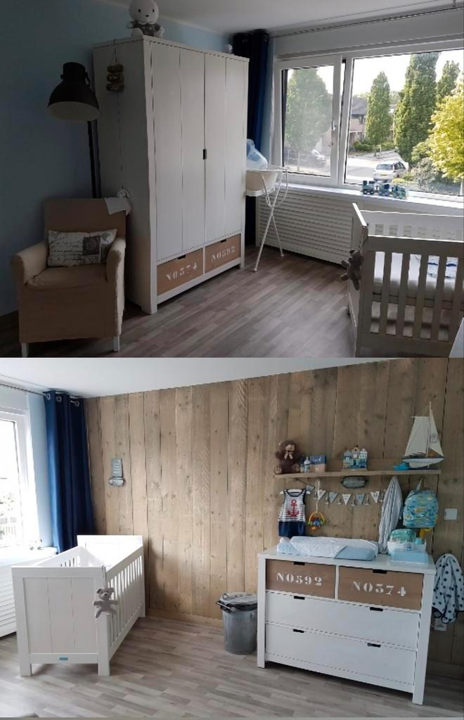 Bopita Basic Wood complete babykamer, Kinderen en Baby's, Kinderkamer | Complete kinderkamers, Gebruikt, Jongetje of Meisje, Ophalen