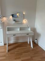 WOOOD Bureau Connect Grenen Wit, Huis en Inrichting, Ophalen of Verzenden, Gebruikt, Bureau