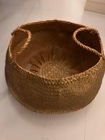 Bloomingville Mand - Goud Zeegras, Huis en Inrichting, Woonaccessoires | Schalen en Manden, Gebruikt, Mand, Rond, Ophalen of Verzenden