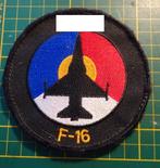 Patch Roundel F-16 Pilot met callsingn luchtmacht UNIEK, Verzamelen, Militaria | Algemeen, Ophalen of Verzenden, Luchtmacht, Nederland