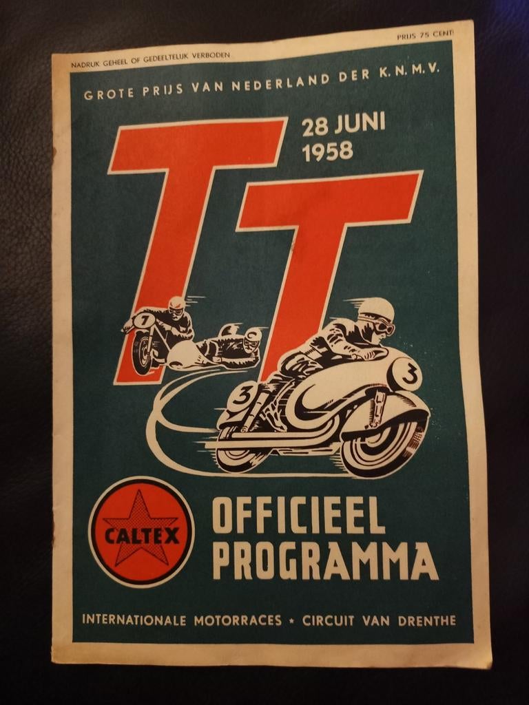 TT Assen Programma 1958 - Collectors Item, Ophalen of Verzenden