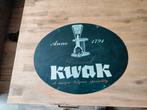 Kwak bier reclame bord 59 cm bij 45 cm metaal, Ophalen of Verzenden, Reclamebord, Plaat of Schild, Overige merken