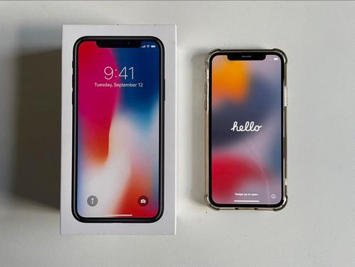 Apple iPhone X (model A1901) / 64GB / Space Gray / doos, Telecommunicatie, Mobiele telefoons | Apple iPhone, Zo goed als nieuw