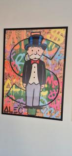 2 schilderijen. Poster formaat inclusief lijsten., Antiek en Kunst, Kunst | Schilderijen | Modern, Ophalen