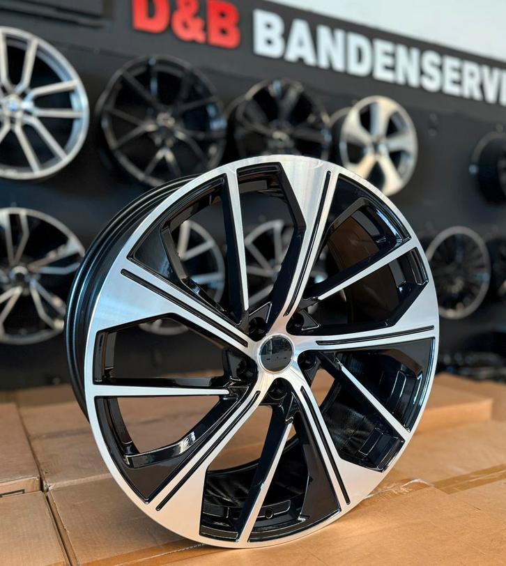 21 inch Sq5 look 5x112 Audi a6 a7 a8 q3 q5 q7 q8 sq5 E tron, Auto-onderdelen, Banden en Velgen, Velg(en), Zomerbanden, 21 inch