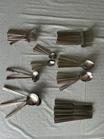 Amefa Ventura mat geborsteld bestek, Huis en Inrichting, Ophalen of Verzenden, Gebruikt, Rvs of Chroom, Vaatwasserbestendig