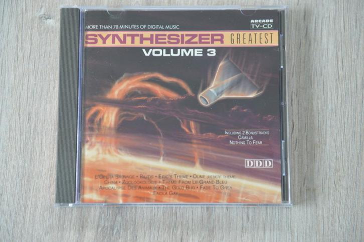 SYNTHESIZER GREATEST VOLUME 3 == ARCADE TV-CD + Bonus Tracks, Cd's en Dvd's, Cd's | Instrumentaal, Verzenden
