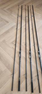 3x Shimano Tribel XTR 13FT-3LB + Fox Foedraal, Watersport en Boten, Hengelsport | Karpervissen, Ophalen, Zo goed als nieuw, Werphengel