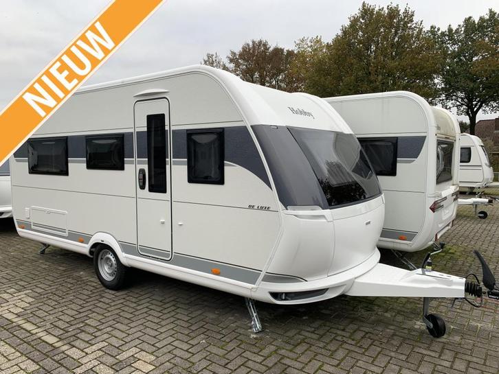 Hobby De Luxe 460 LU Model 2025, Caravans en Kamperen, Caravans, Bedrijf, tot en met 4, Rondzit, Hobby, 2 aparte bedden, Overige typen