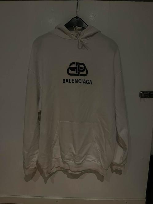 Balenciaga hoodie, Kleding | Heren, Truien en Vesten, Gedragen, Maat 46 (S) of kleiner, Wit, Ophalen of Verzenden