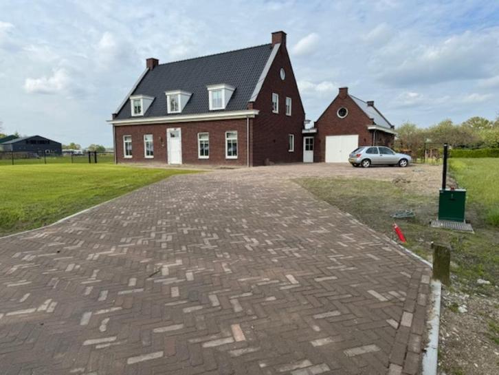 Gebakken Langformaat 70/80 Bruin Getrommeld, Tuin en Terras, Tegels en Klinkers, Gebruikt, Klinkers, Overige materialen, 10 m² of meer