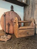 Houten Keukenrolhouder Met Lade, -, -, Nieuw, Ophalen of Verzenden