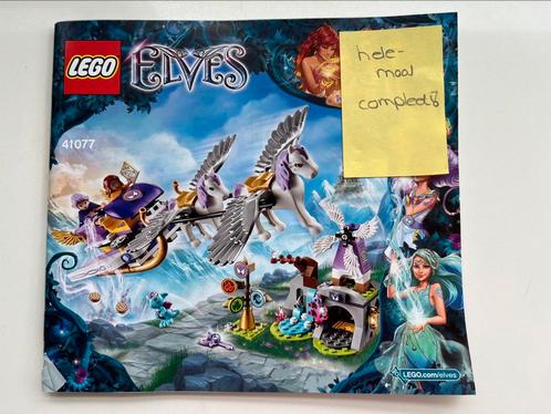COMPLEET lego Elves 41077 Aira’s pegasus slee, Kinderen en Baby's, Speelgoed | Duplo en Lego, Zo goed als nieuw, Lego, Complete set