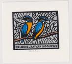 Exlibris van Henk Blokhuis, Antiek en Kunst, Kunst | Etsen en Gravures, Ophalen of Verzenden