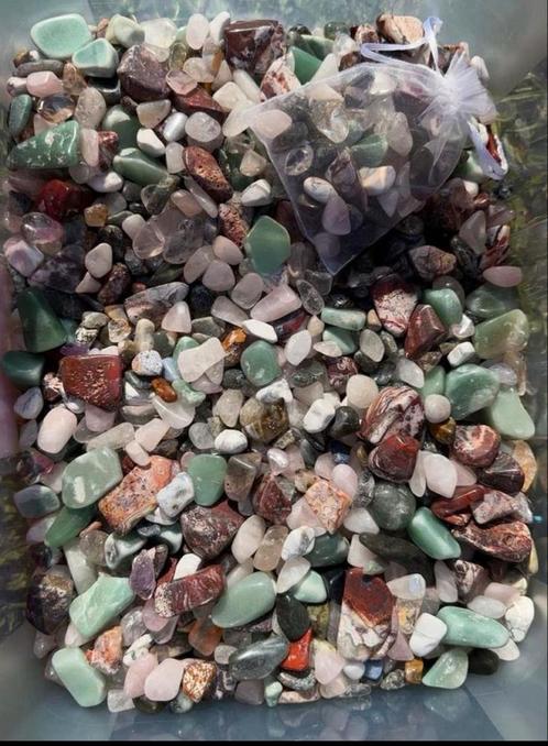Edelstenen mix 45kg!!, Verzamelen, Mineralen en Fossielen, Mineraal, Ophalen of Verzenden