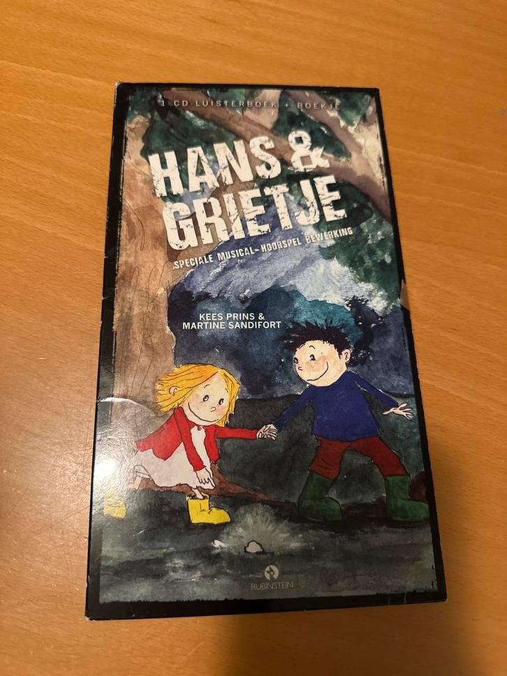 Hans en Grietje - Luisterboek CD + Boekje, Boeken, Luisterboeken, Cd, Kind, Ophalen of Verzenden