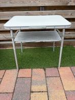 Campingtafel met legplank, Caravans en Kamperen, Kampeermeubelen, Ophalen, Zo goed als nieuw, Campingtafel