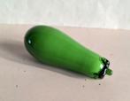 Murano zeldzame glazen groene mondgeblazen courgette., Ophalen of Verzenden, Zo goed als nieuw, Overige typen